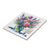 Muttertag Blumen Fliese (Seite)