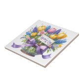 Muttertag Blumen Fliese (Seite)
