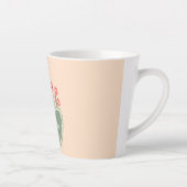 Muttertag, Blumen in Liebe , Elegant, Einfach Milchtasse (Rechts)