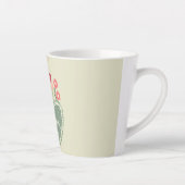 Muttertag, Blumen in Liebe , Elegant, Einfach Milchtasse (Rechts)
