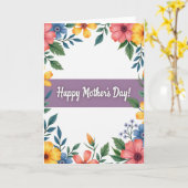 Muttertag Blumen Tante Karte (Gelbe Blume)
