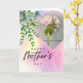 Muttertag Blumenapfel Blossom Geranium Karte (Gelbe Blume)