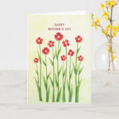 Muttertag-Blumenstrauß-Karte Karte (Gelbe Blume)