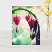 Muttertag blutende Herzen Karte (Gelbe Blume)