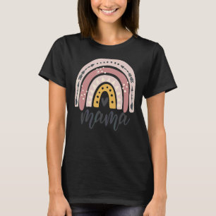 Muttertag Boho Rainbow Mama Mama Mommy Junge Mutte T-Shirt