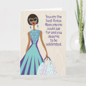 Muttertag - Bonus-Mama Dankeskarte (Vorderseite)