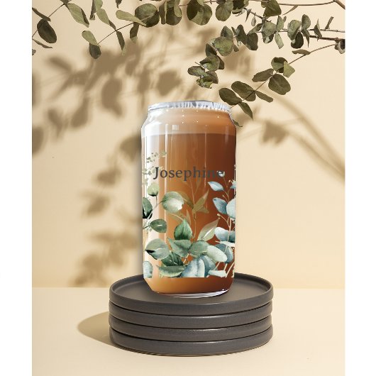 Muttertag Botanicals Grüne Blätter Individuelle Na Dosenglas