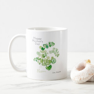 Muttertag Botanische Wasserfarbe Kaffeetasse