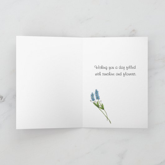 Muttertag Bouquet Card Karte (Innenseite)