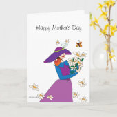 Muttertag Bouquet Card Karte (Gelbe Blume)