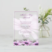 Muttertag Brunch Daisy Einladung (Stehend Vorderseite)