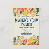 Muttertag Brunch Einladung (Vorne/Hinten)