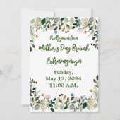 Muttertag Brunch Extravaganza Einladung (Vorderseite)