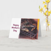 Muttertag - Bull Snake Karte (Gelbe Blume)
