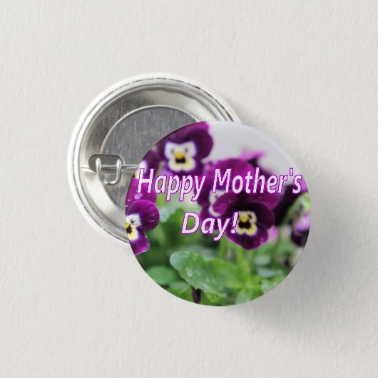 Muttertag Button (Vorne & Hinten)