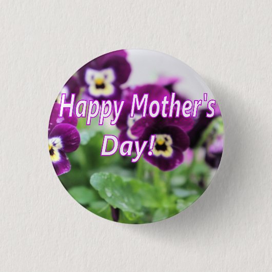 Muttertag Button (Vorderseite)