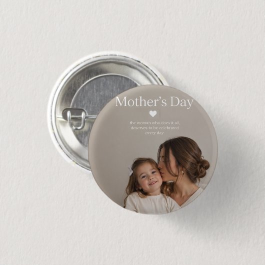 Muttertag Button (Vorne & Hinten)