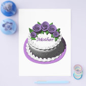 Muttertag Cake Flyer (Einzeln)