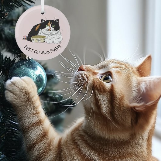 Muttertag Calico Katze Ornament Aus Glas