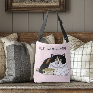 Muttertag Calico Katze Tragetaschen Mit Langen Trägern