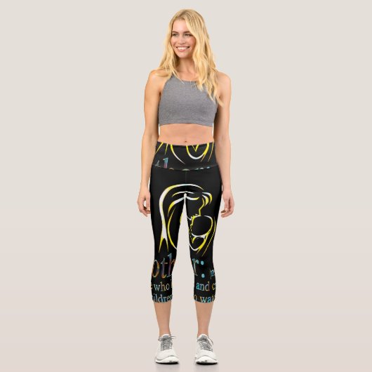 Muttertag  capri leggings (Vorderseite)