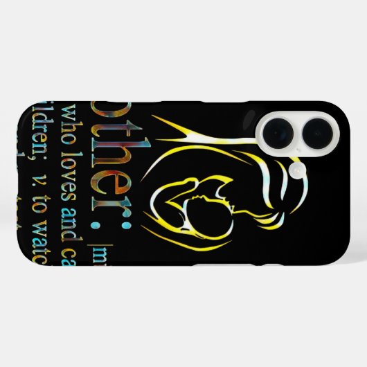 Muttertag Case-Mate iPhone hülle (Rückseite (Horizontal))