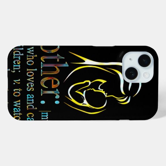 Muttertag Case-Mate iPhone hülle (Rückseite (Horizontal))
