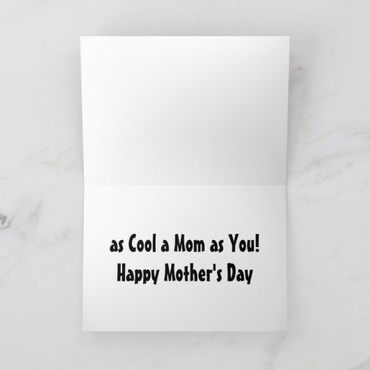 Muttertag Coole Hunde Grußkarte Karte (Innenseite)