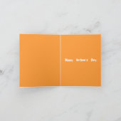 Muttertag Cupcake Liebe Mama Orange Card Karte (Innenseite)