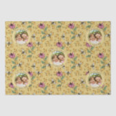 Muttertag Custom Kids Foto Royal Queen Bee Seidenpapier (Vorderseite)