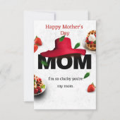 Muttertag Dankeskarte (Vorderseite)