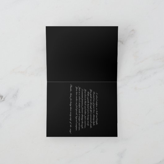 Muttertag Dankeskarte (Innenseite)