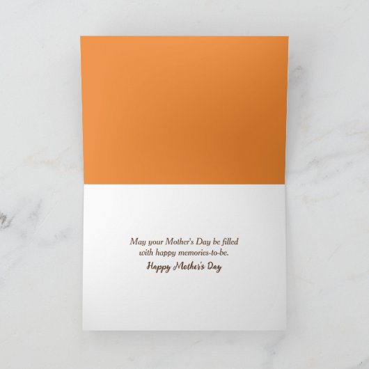 Muttertag der Affen und Babys Karte (Innenseite)