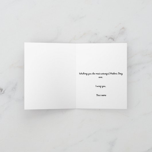 Muttertag der animierten Dackel Karte (Innenseite)