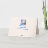 Muttertag der Baby Animal Goat Karte (Rückseite)