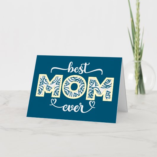 Muttertag der besten Mama (Vorderseite)