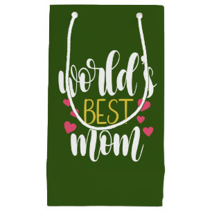 Muttertag der besten Mama der Welt Geschenktasche Kleine Geschenktüte