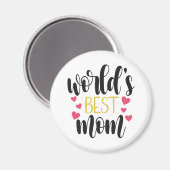 Muttertag der besten Mama der Welt | Magnet (Vorderseite/Rückseite)
