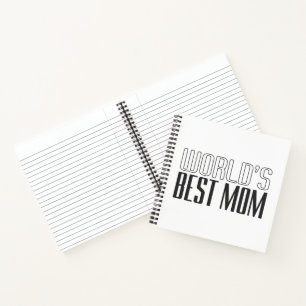 Muttertag der besten Mama der Welt Notebook Notizblock