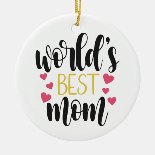 Muttertag der besten Mama der Welt | Ornament (Vorne)