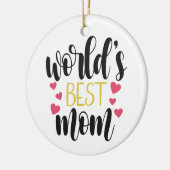 Muttertag der besten Mama der Welt | Ornament (Links)