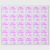 Muttertag der besten Mama Geschenkpapier (Flach)