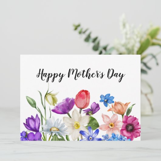 Muttertag der blühenden Wildblume (Stehend Vorderseite)