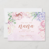 Muttertag der Blume für die Nana-Fotokarte (Vorderseite)