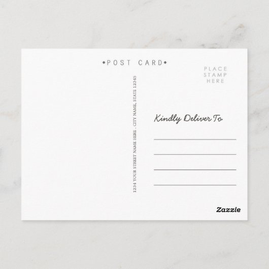 Muttertag der Blumengestelle Postkarte (Rückseite)