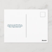 Muttertag der Blütenausschnitt-MAMA Postkarte (Rückseite)