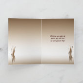 Muttertag der Bronze-Gras Karte (Innenseite)