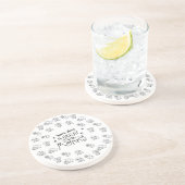 Muttertag der Elefanten Getränkeuntersetzer (Seite)