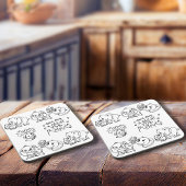 Muttertag der Elefanten Getränkeuntersetzer