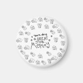 Muttertag der Elefanten Magnet (Vorne)